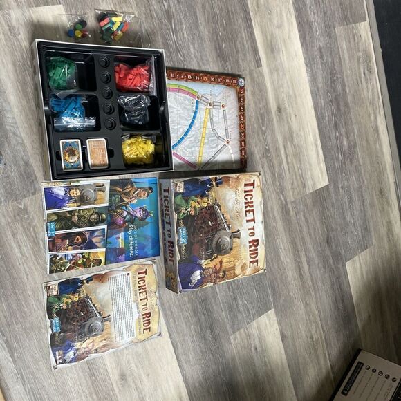 Ticket to Ride Alan R Moon Train Adventure Board Game Complete - Picture 2 of 7